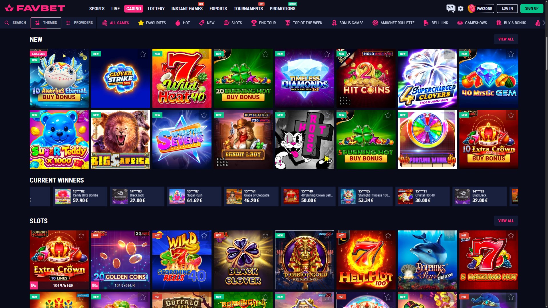 Favbet Casino screenshot 2