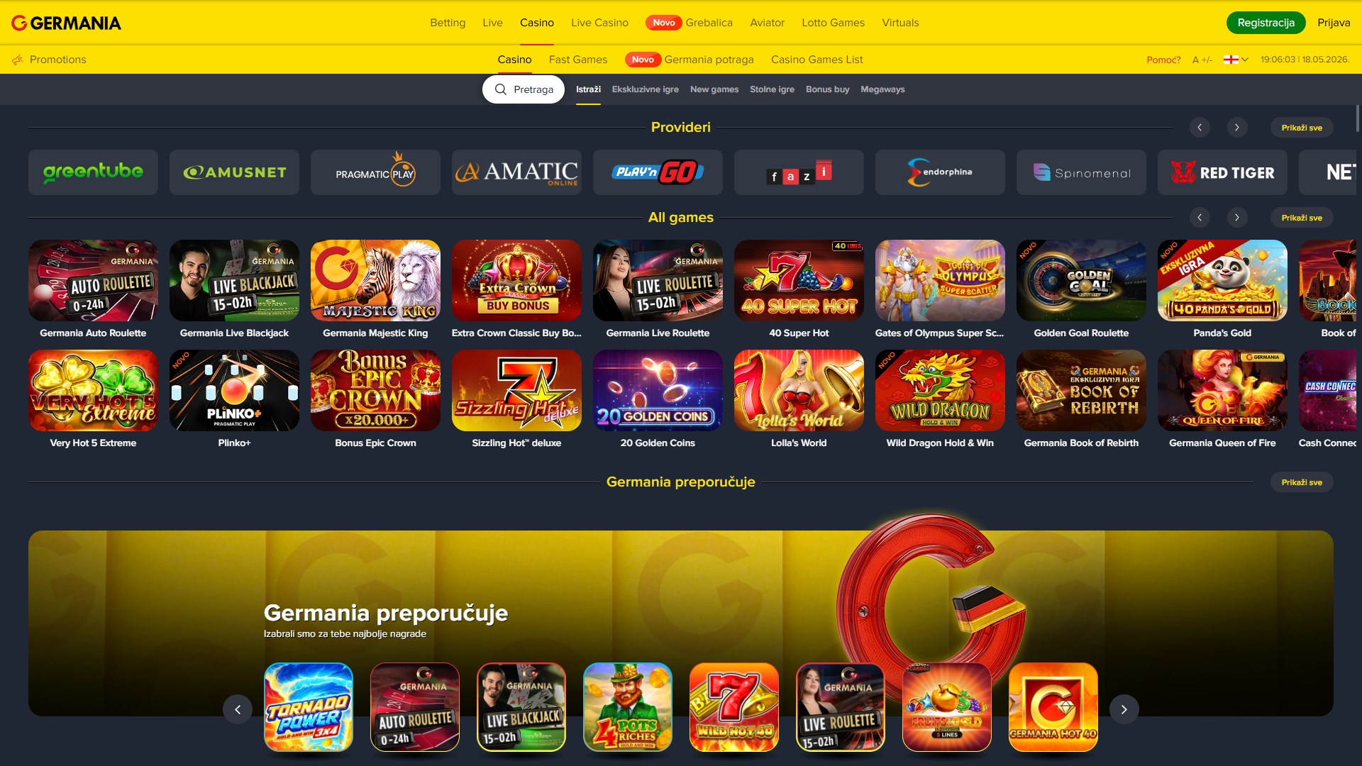 Germania Casino screenshot 2