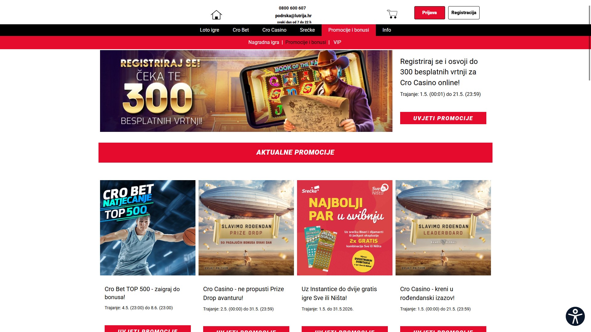 Lutrija Casino screenshot 3