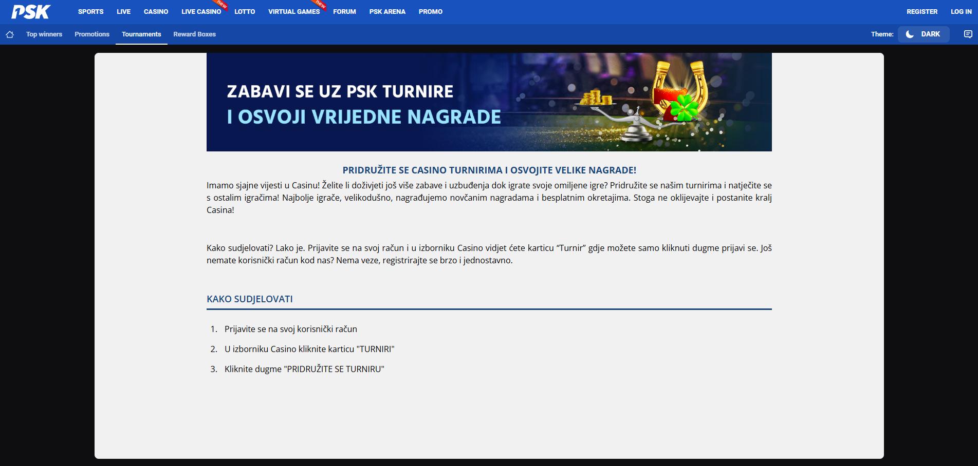 PSK Casino screenshot 4