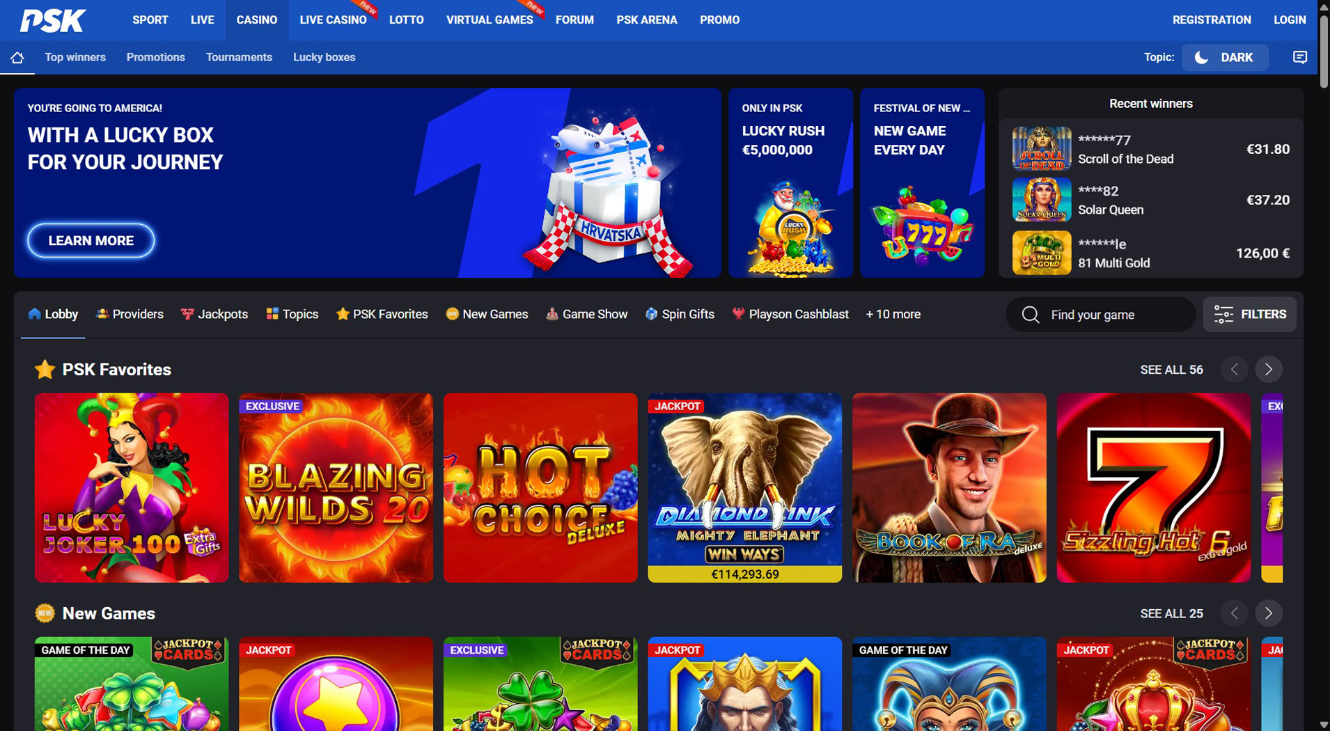 2. PSK Casino
