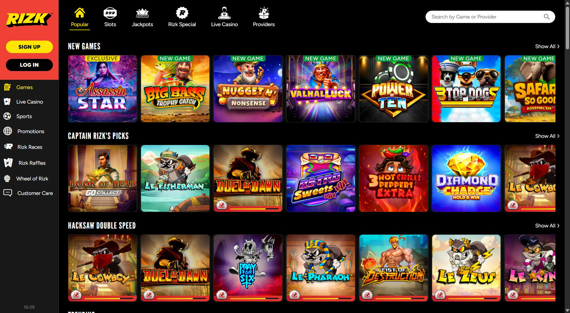 4. Rizk Casino